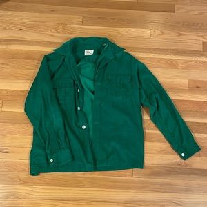 Vintage Green Button Up